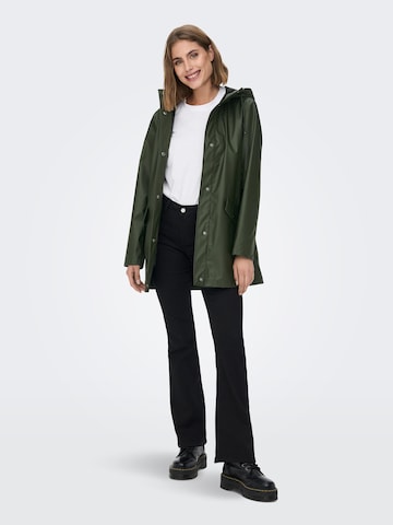Manteau mi-saison 'Elisa' ONLY en vert