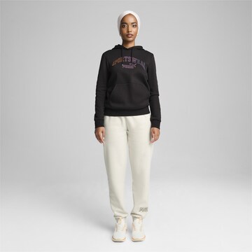PUMA Sweatshirt 'ESS+' in Schwarz: Vorderseite
