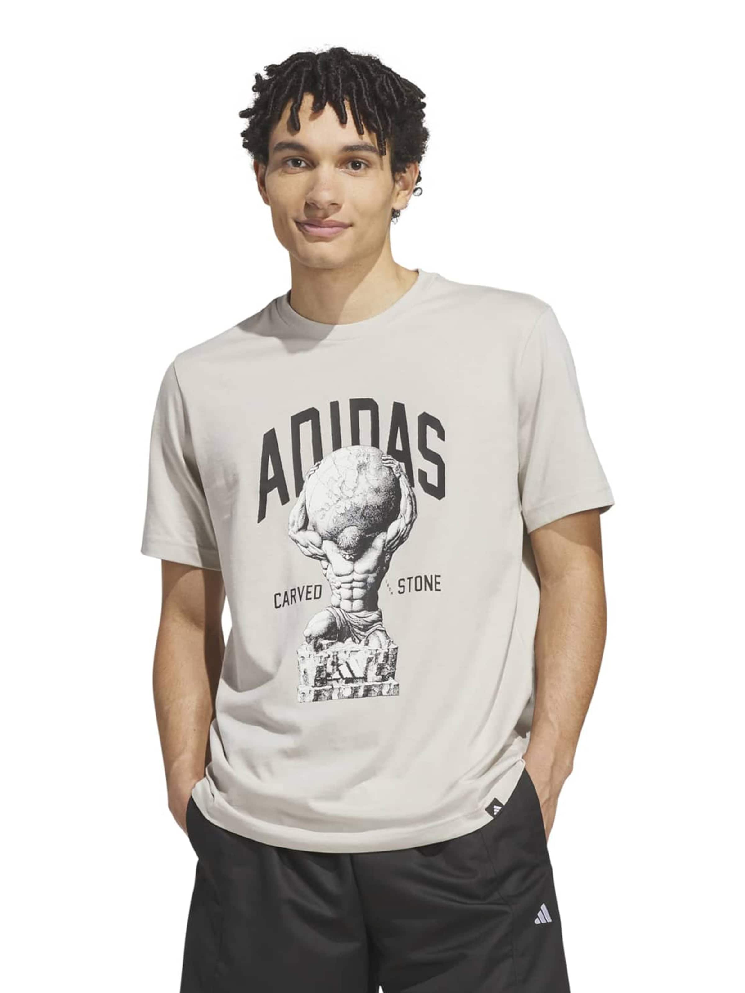 ADIDAS SPORTSWEAR Funkční tričko – šedá: přední strana