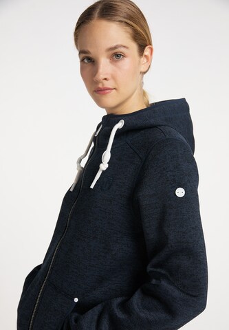 DreiMaster Maritim Fleece jas in Blauw