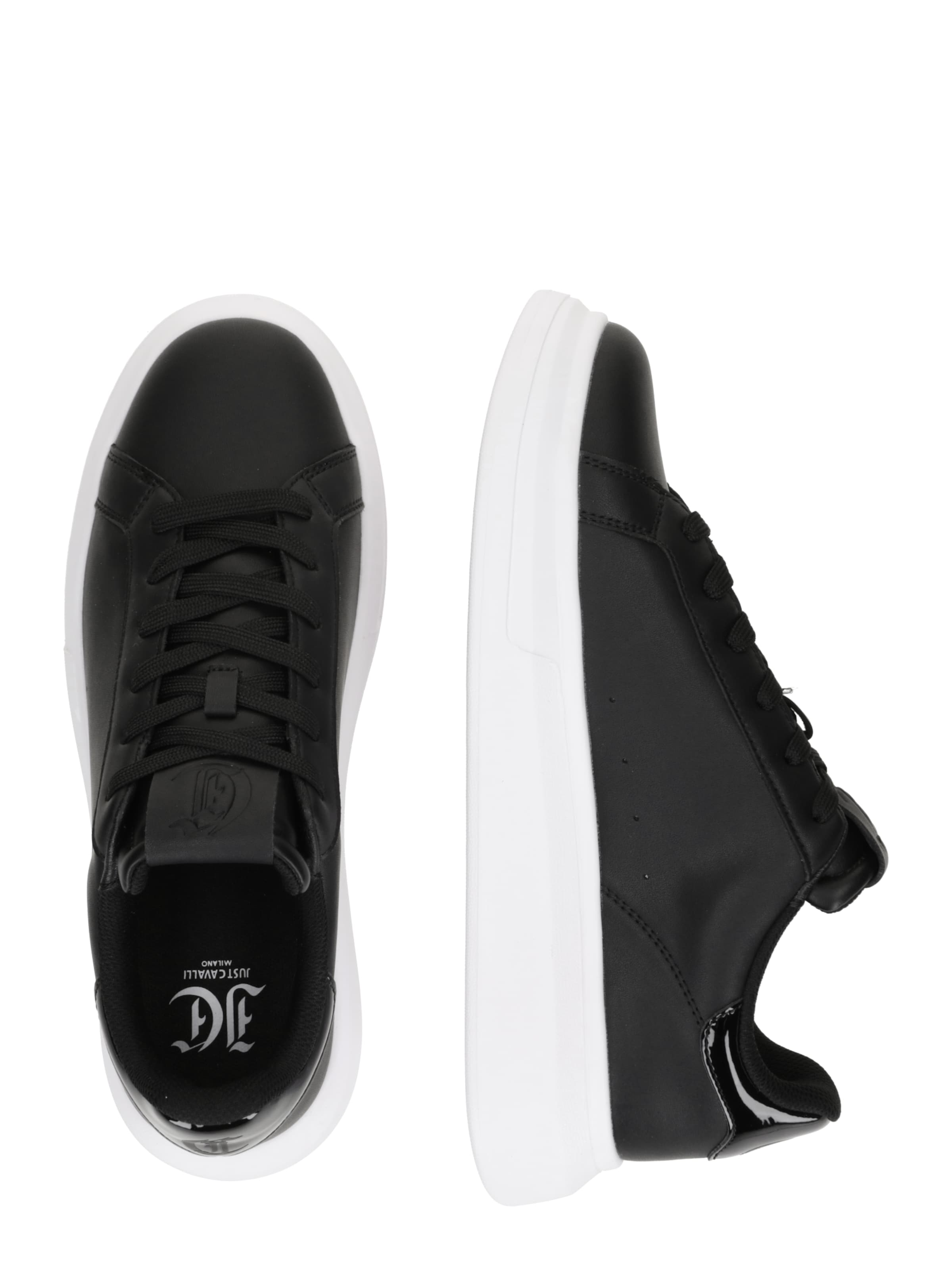 Just Cavalli Низкие кроссовки 'FONDO URSA DIS. 4' в Черный