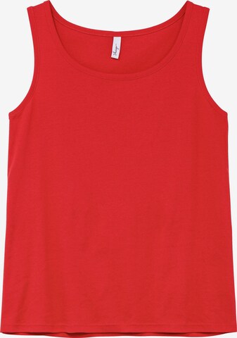 Top di SHEEGO in rosso: frontale