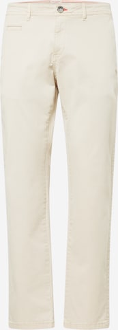 CAMP DAVID Regular Chino trousers in White: front