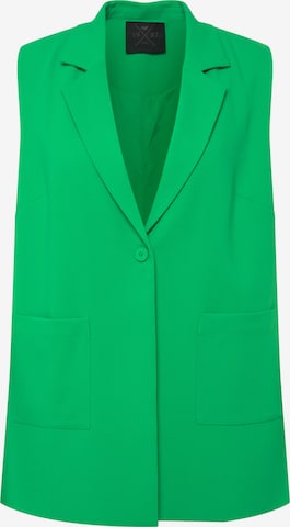 Ulla Popken Vest in Green: front