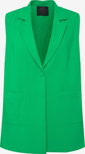 Ulla Popken Gilet en vert gazon, Vue avec produit