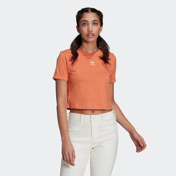 Maglietta di ADIDAS ORIGINALS in arancione: frontale