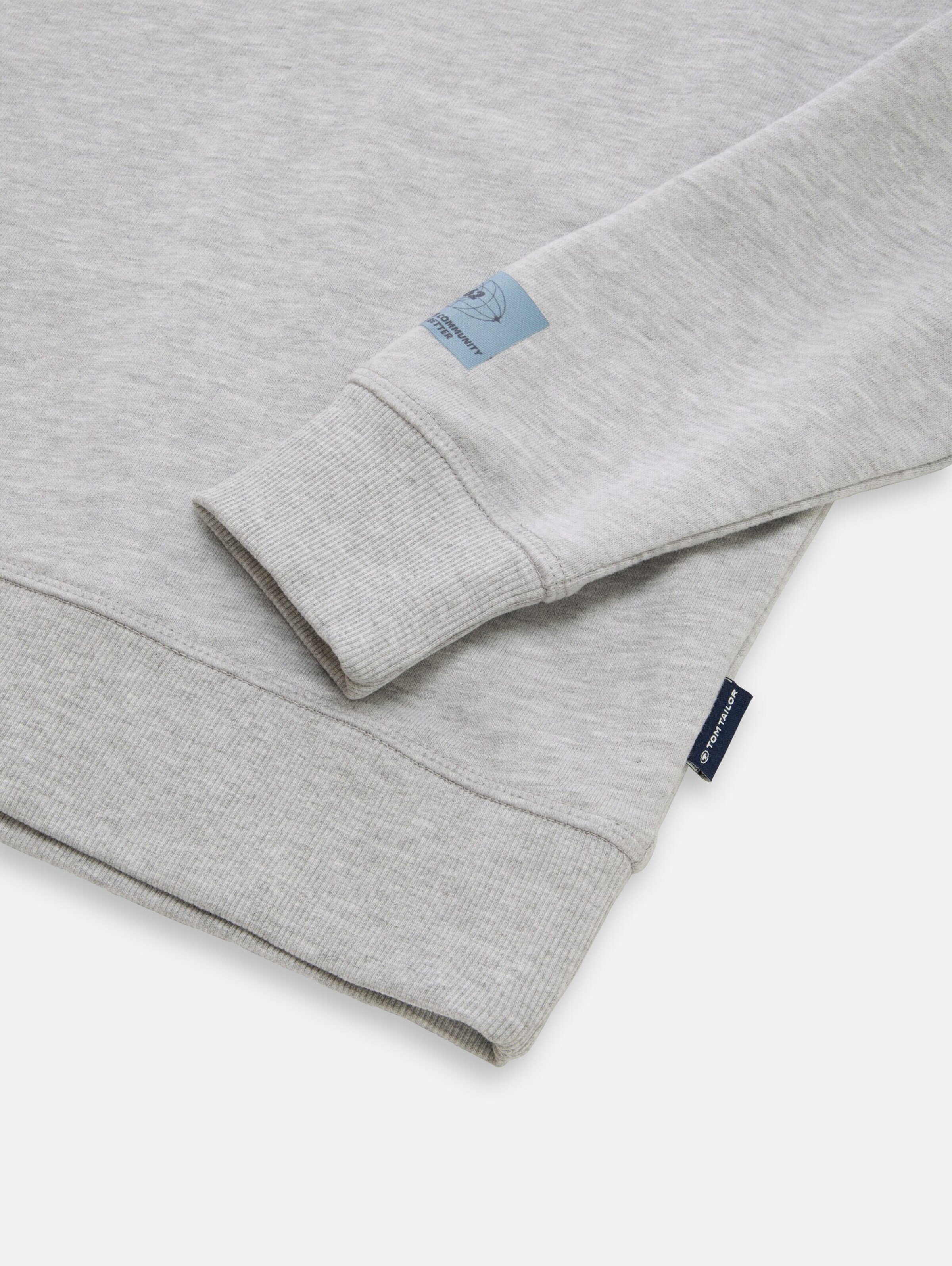 TOM TAILOR Sweatshirt in Grijs