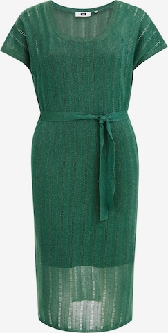 WE Fashion Dress in Green: front