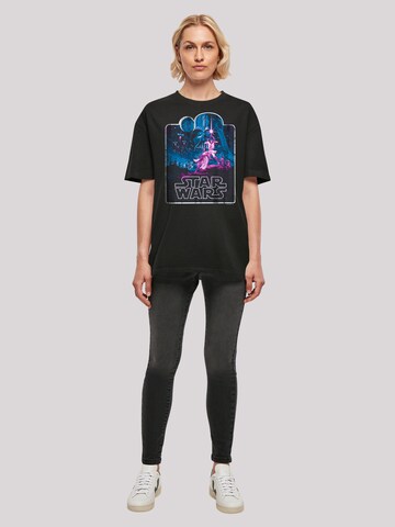 F4NT4STIC T-Shirt 'Star Wars Movie Montage' in Schwarz
