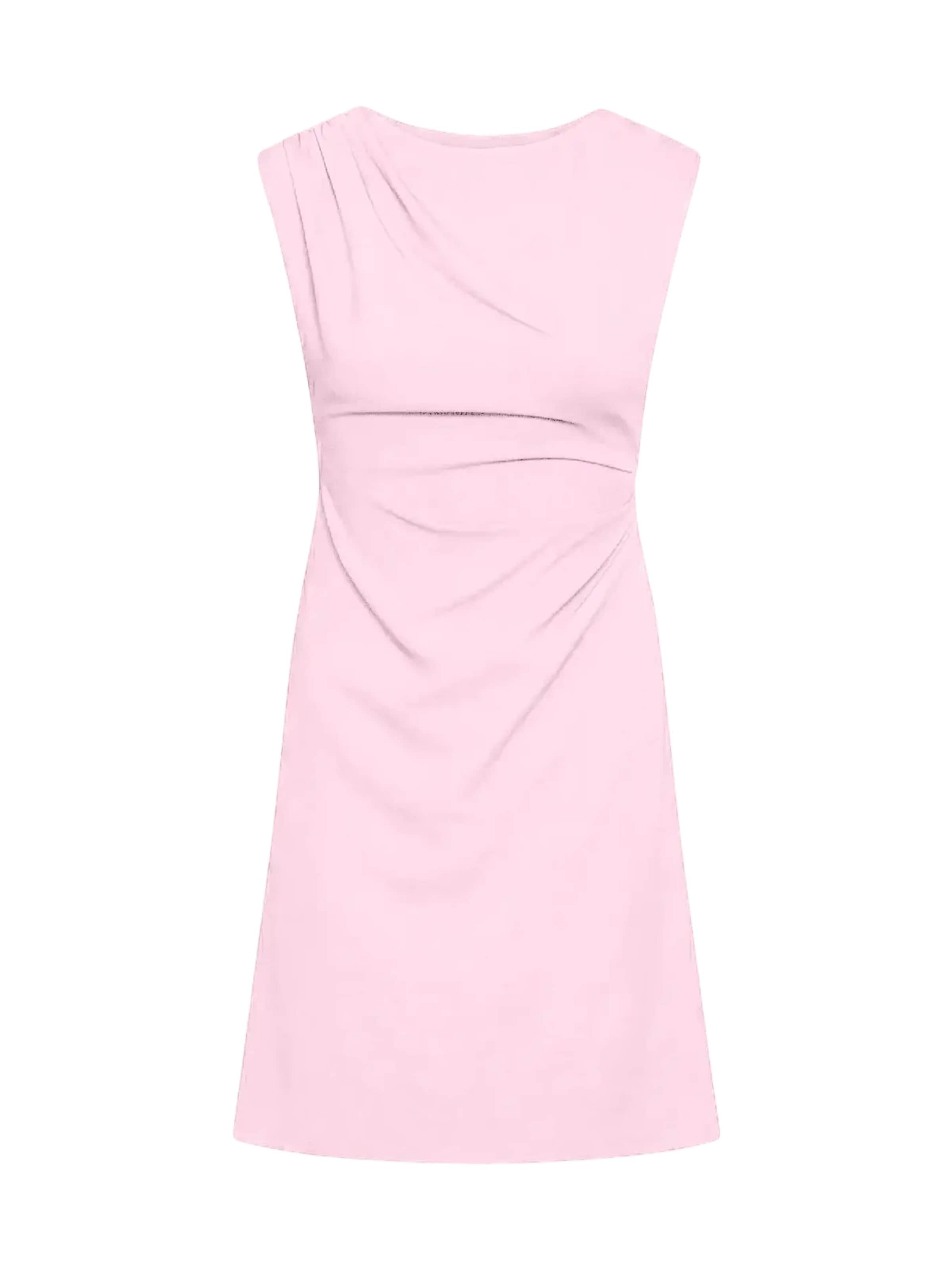 Robe 'Vero Moda Jurk Vmsmilla Ss O-neck Short Dress Exp 10354644  Dames' VERO MODA en rose : devant