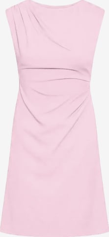 Robe 'Vero Moda Jurk Vmsmilla Ss O-neck Short Dress Exp 10354644 Dames' VERO MODA en rose : devant