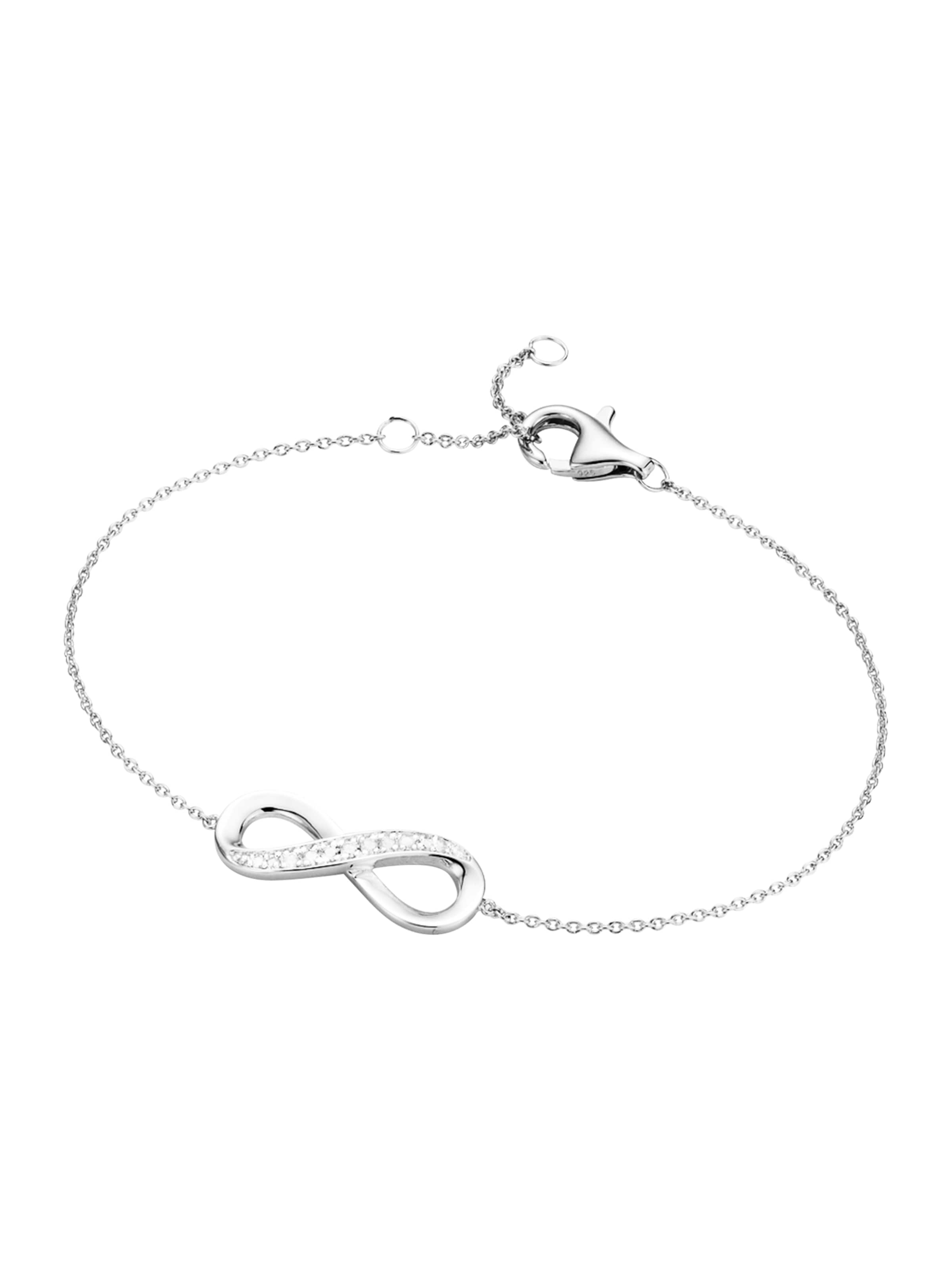 Smart Jewel Bracelet in Silver: front
