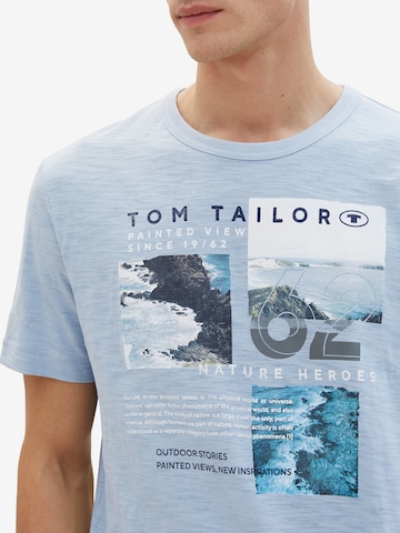 TOM TAILOR Majica | modra barva