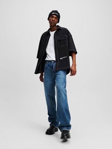 KARL LAGERFELD JEANS Comfort fit Button Up Shirt in Black