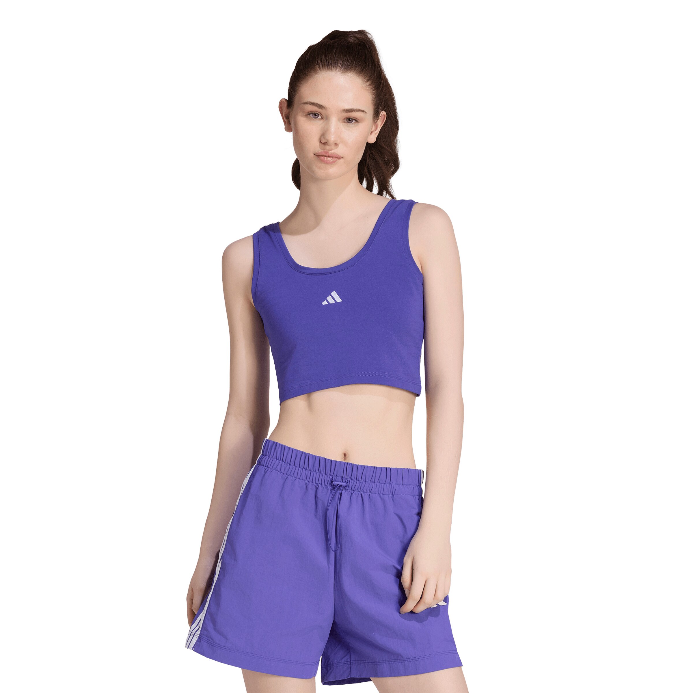 Haut de sport 'Essentials' ADIDAS SPORTSWEAR en violet : devant
