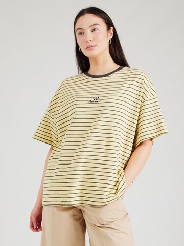 LTB Koszulka oversize w kolorze żółty