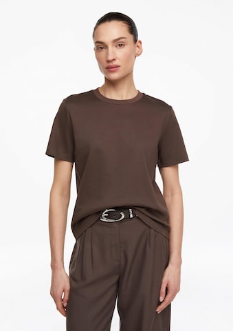 COMMA T-Shirt in Braun: Vorderseite