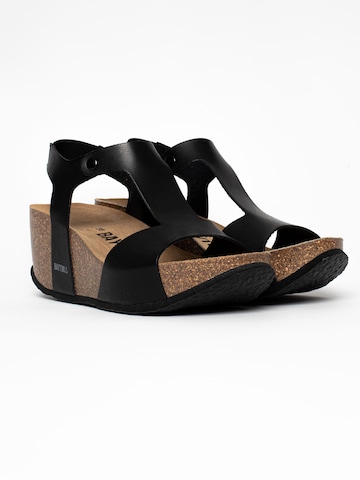 Bayton Sandale 'Madrida' in Schwarz