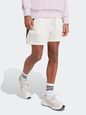 ADIDAS SPORTSWEAR Regular Sports trousers 'STADIUM' in White: front