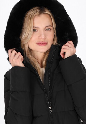 Usha Winter Coat in Black
