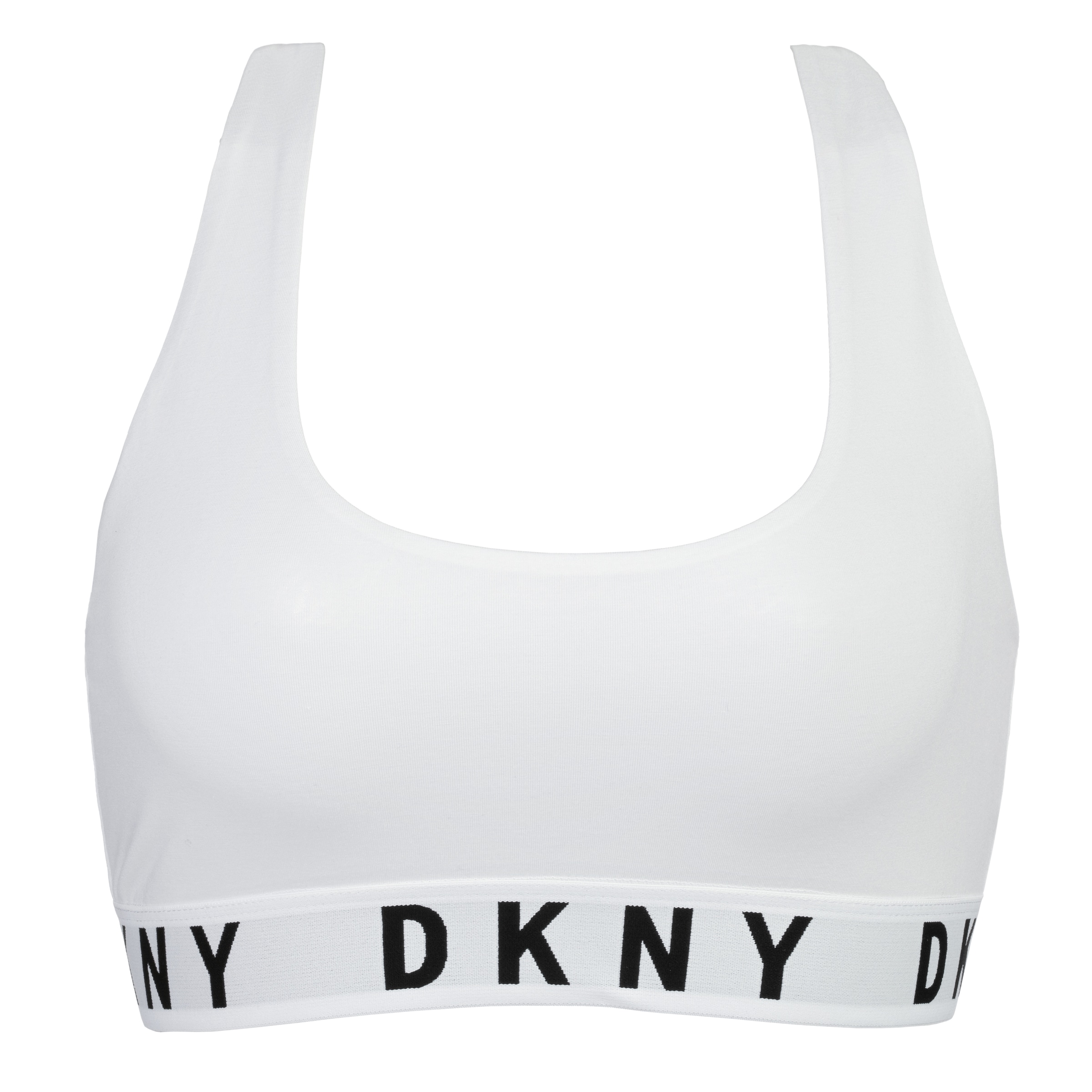 DKNY Intimates Bralette Bra in White: front