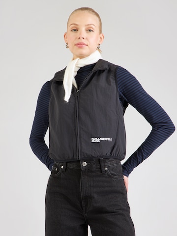 KARL LAGERFELD JEANS Kamizelka w kolorze czarny: przód