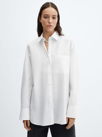 MANGO Blouse 'JUANES' in White: front