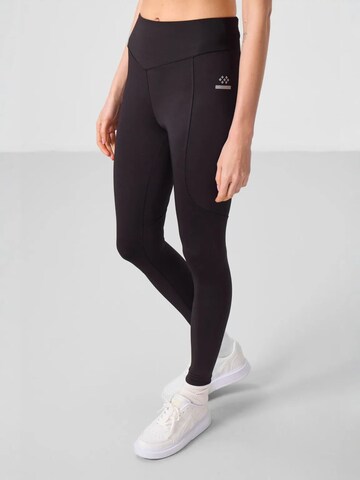 Tommy LifeSkinny Tajice 'Gamaschen' - crna boja