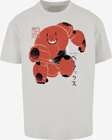 F4NT4STIC Shirt 'Big Hero 6 Baymax Suite Pose' in Grijs: voorkant