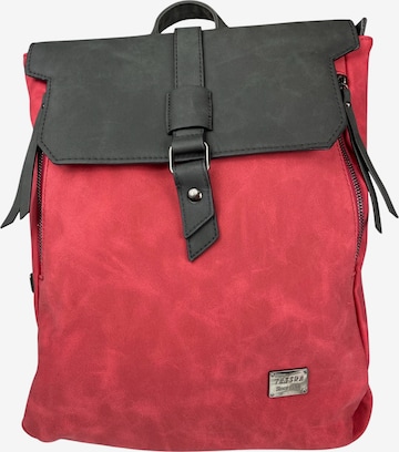 Kumixi Rucksack '2in1' in Rot: Vorderseite