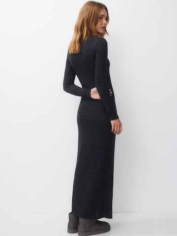 Rochie tricotat de la Pull&Bear pe gri