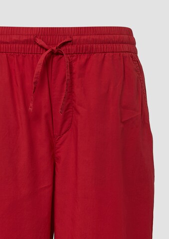 s.Oliver Loosefit Broek in Rood