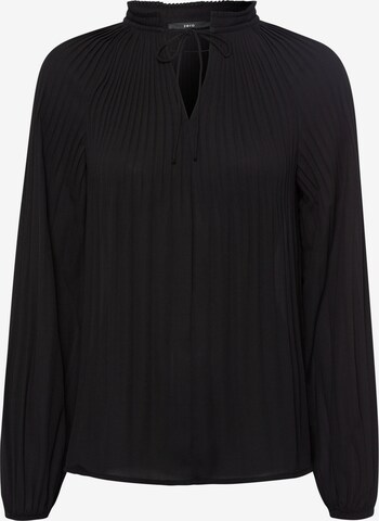 Camicia da donna di zero in nero: frontale