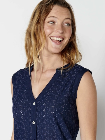 KOROSHI Bluza | modra barva