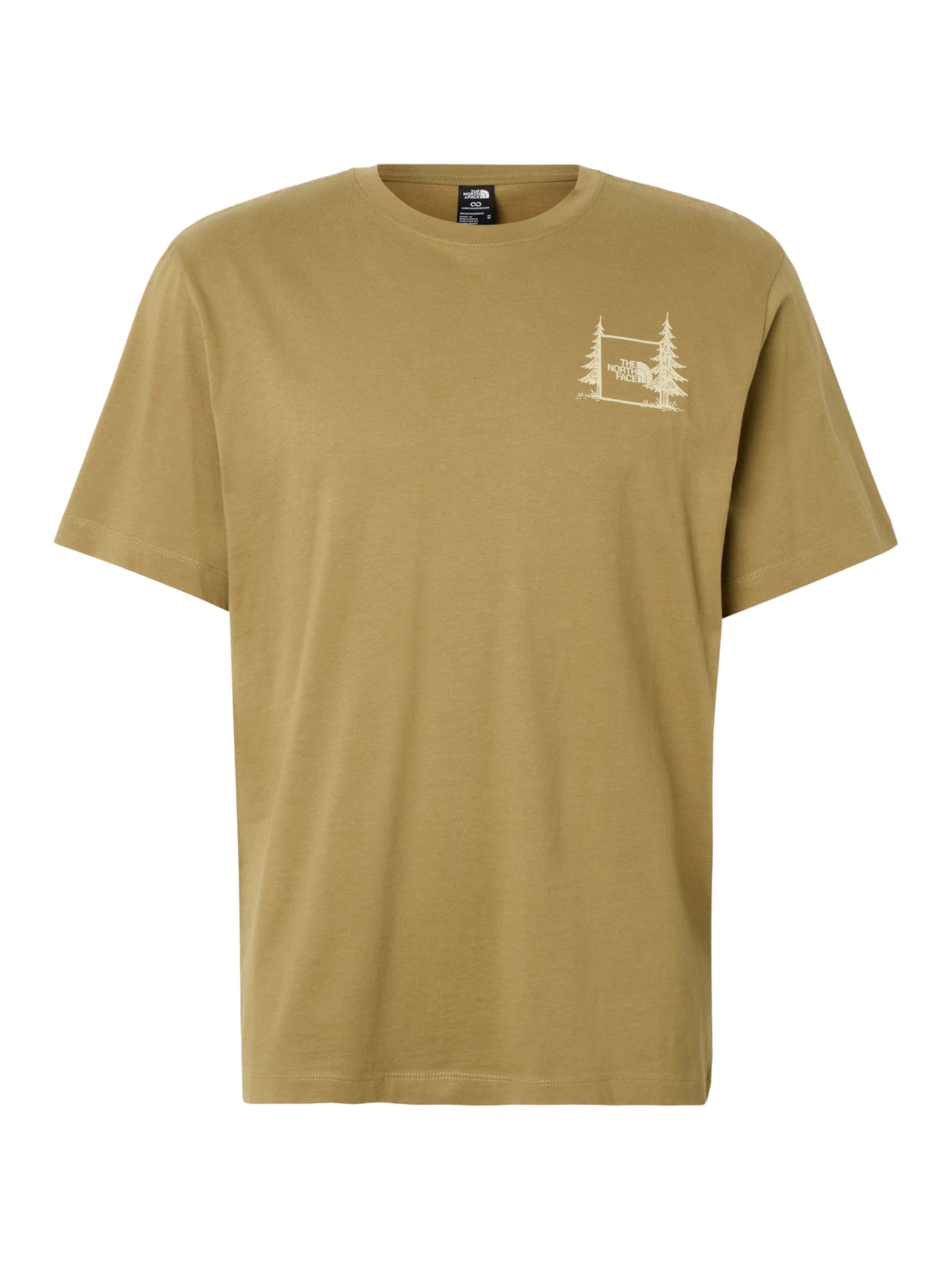 THE NORTH FACE Tričko – hnědá: přední strana