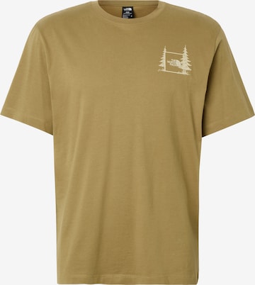 THE NORTH FACE Tričko – hnědá: přední strana