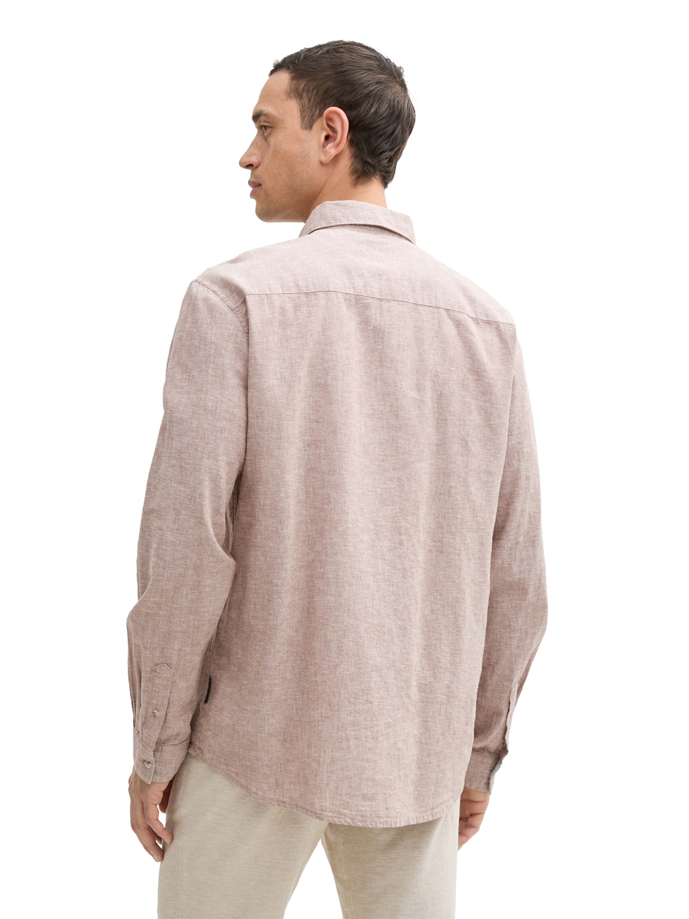 TOM TAILOR Regular fit Πουκάμισο σε καφέ