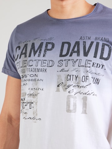zils CAMP DAVID T-Krekls