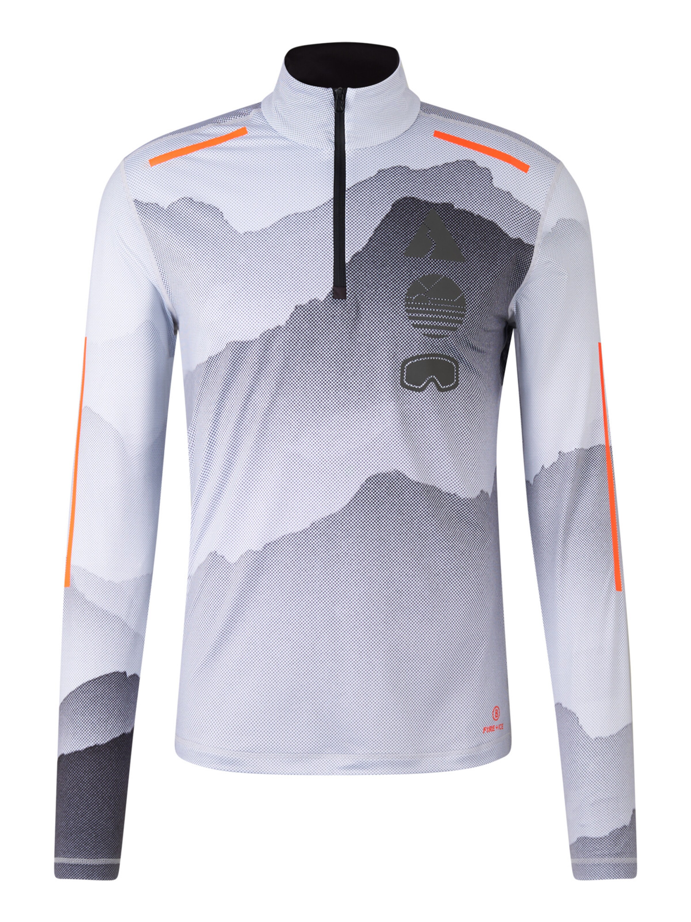 Bogner Fire + Ice Funktionsshirt 'Pascal' in Grau: Vorderseite