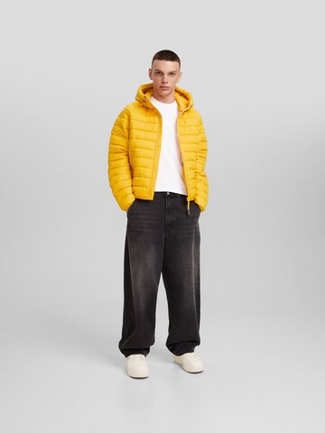 Veste mi-saison Bershka en jaune