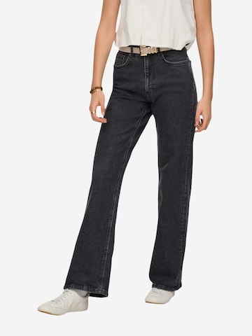 Wide leg Jeans 'ONLJUICY HW REA244 NOOS 15235241' di ONLY in nero: frontale