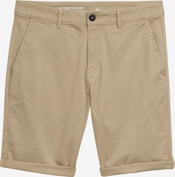 TOM TAILOR Chino trousers in Beige: front
