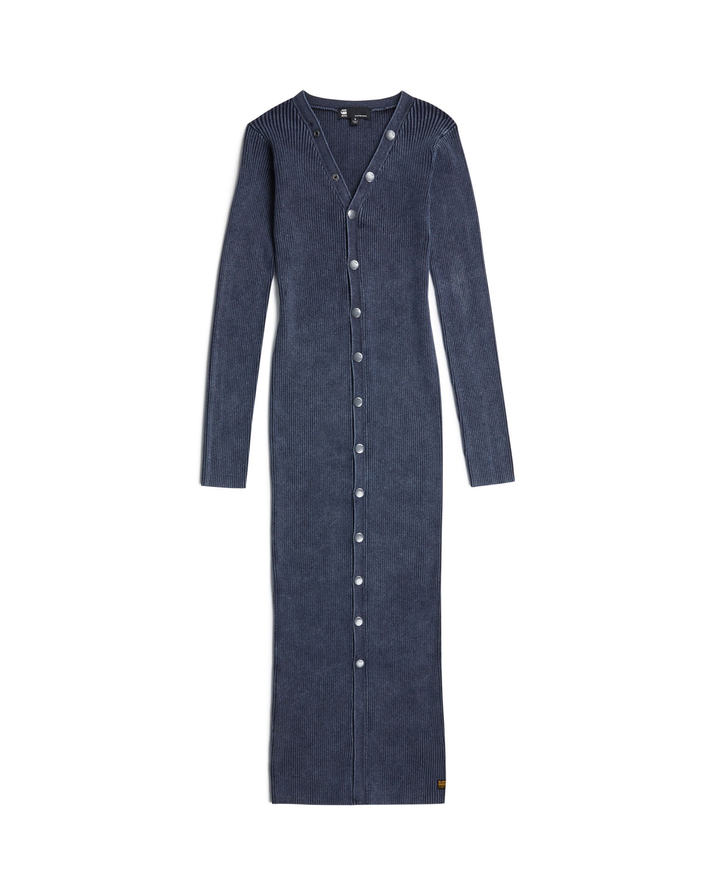 G-STAR Gebreide jurk 'Cardigan Dress' in de kleur Donkerblauw, Productweergave