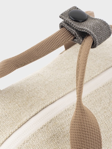8000kicks Backpack 'Small Hemp Backpack in Beige and Green' in Beige