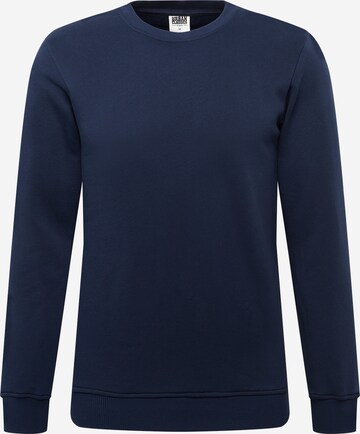 Urban Classics Sweatshirt in Blue: front