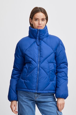 b.young Between-Season Jacket ' Bybomina ' in Blue: front