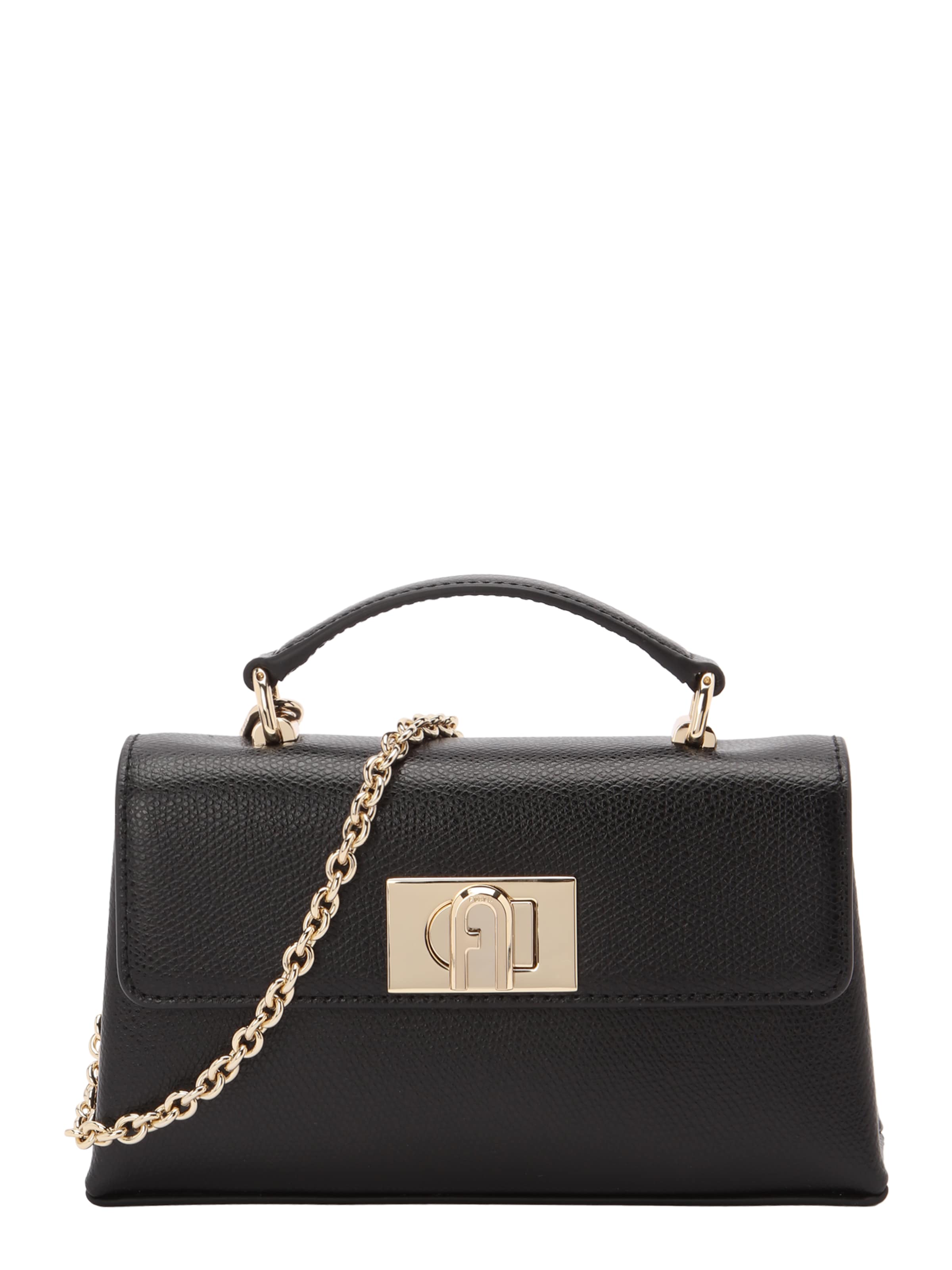 FURLA - Bolso de mano '1927' en negro: frente