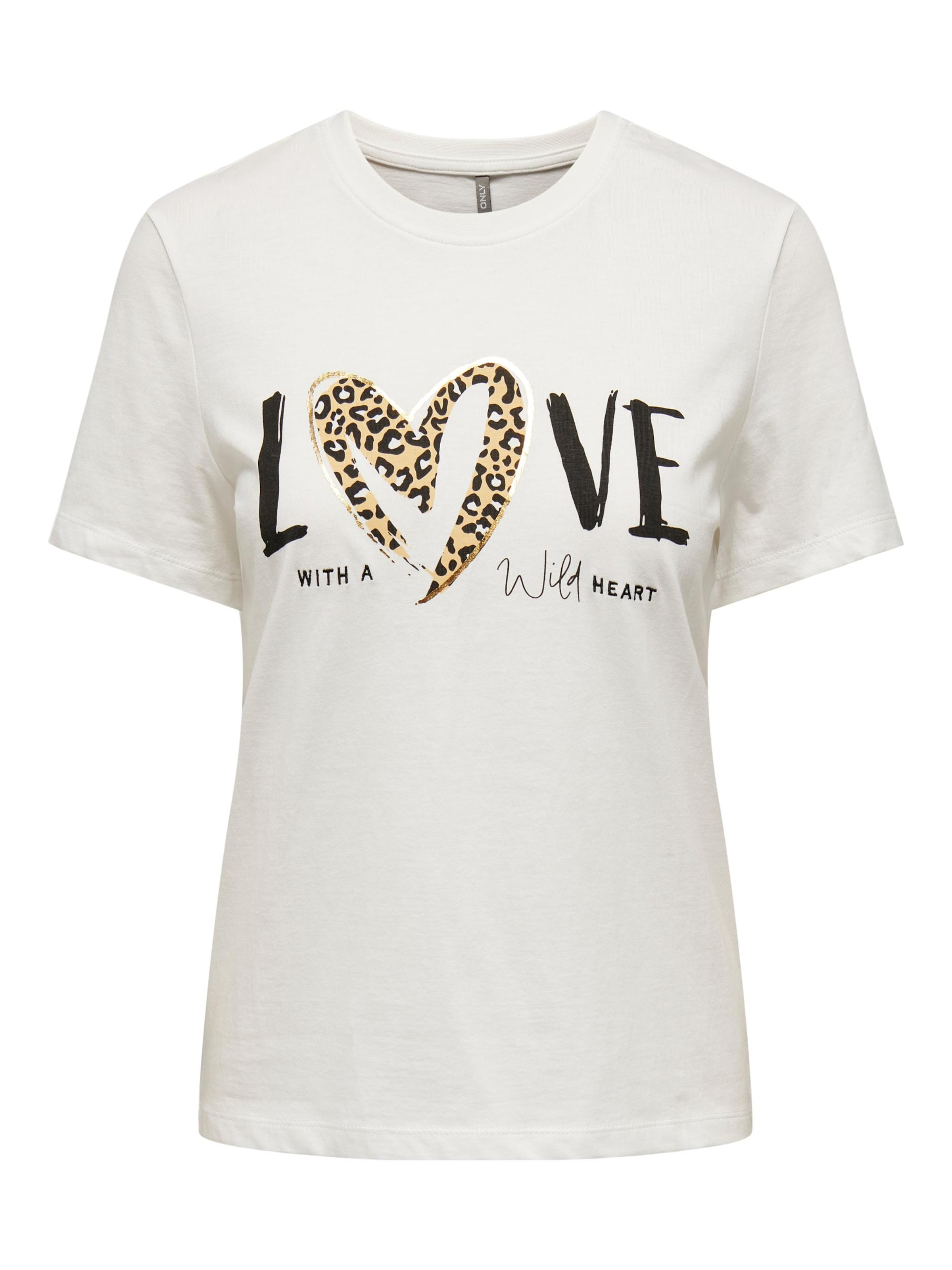 ONLY T-Krekls 'FREA', krāsa - raibi brūns / melns / balts, Preces skats