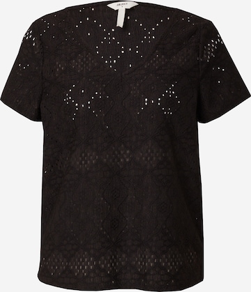 OBJECT - Camisa 'Feodora' em preto: frente