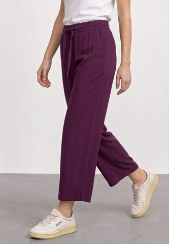 STREET ONE Wide Leg Hose in Lila